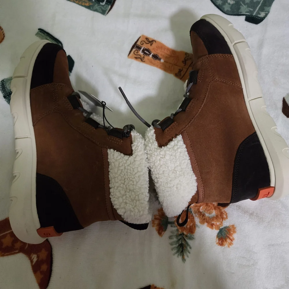 Sorel Women's Explorer II Carnival Cozy Boot - Brown Size 8 - Picture 3 of 4